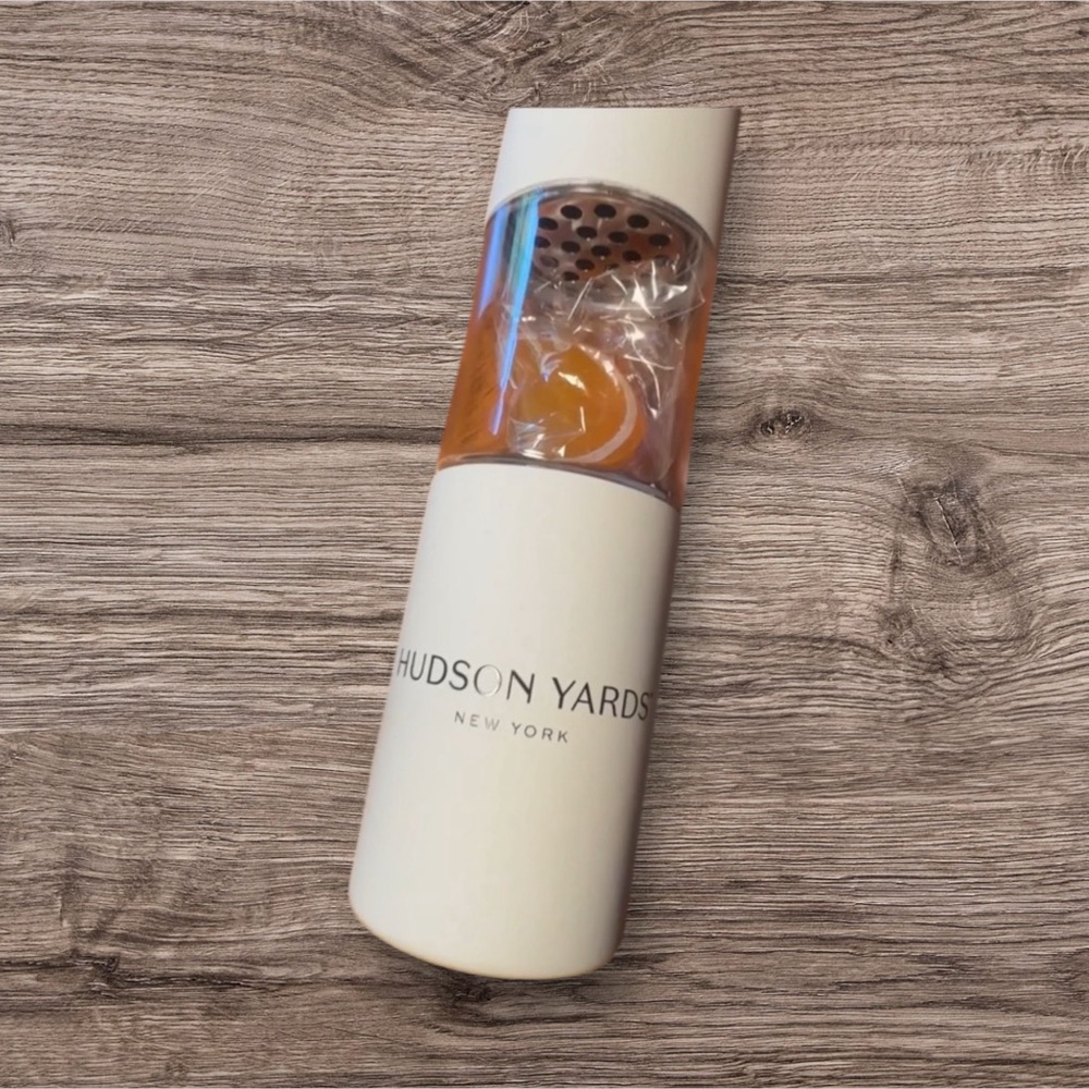 NEW• New York Hudson Yards White Stainless Steel Infuser Bottle By Asobu